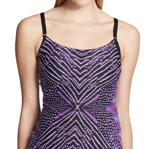 Calvin Klein Women's Over The Shoulder Tankini Top